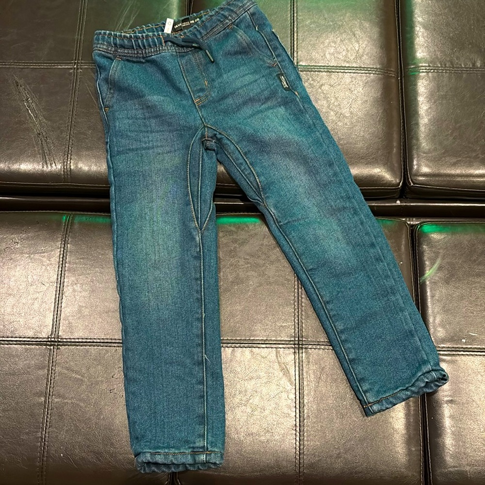 Silver Jeans Co., boys, size 5, fleece lined.